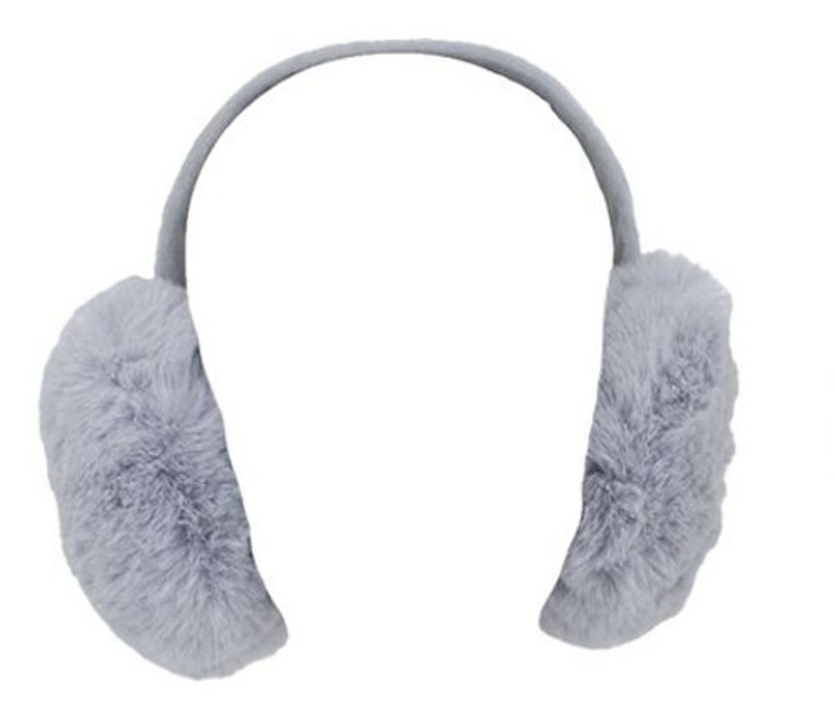 Ørevarmer Super Fluffy, blågrå