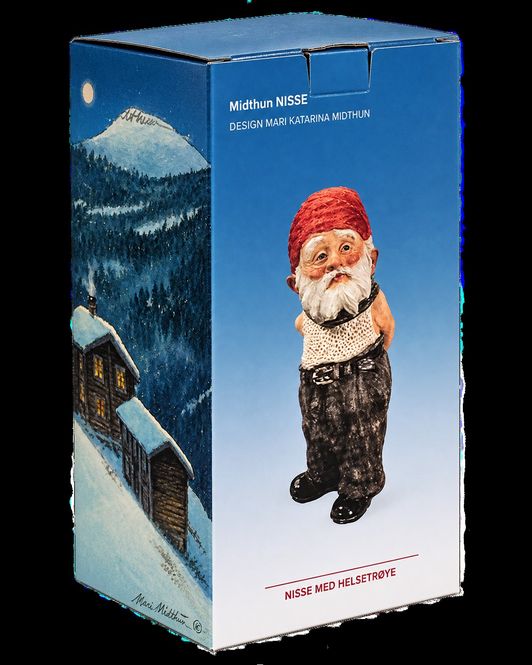 Hovedbilde Midthun-Nisse Stående med Hendene på Ryggen 25 cm