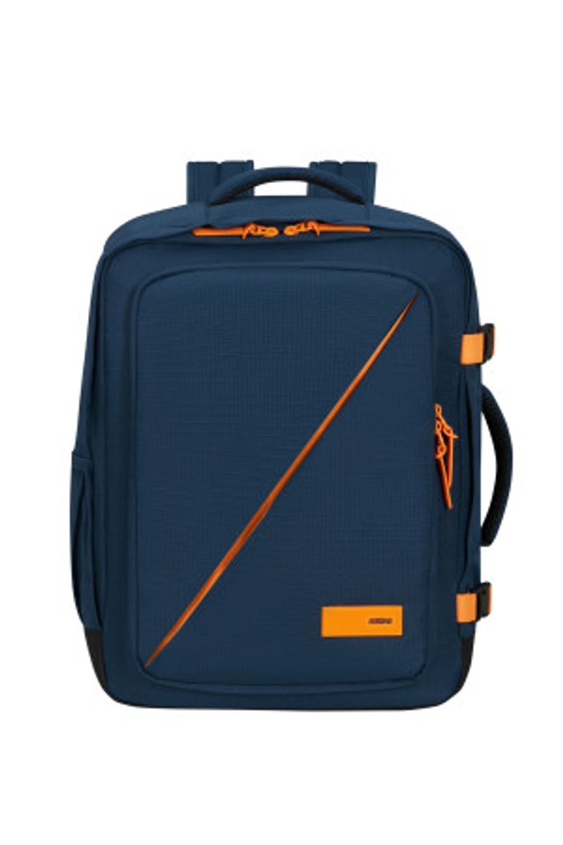 American Tourister Take2Cabin Casual Backpack M – Dark Navy / Radiant Orange