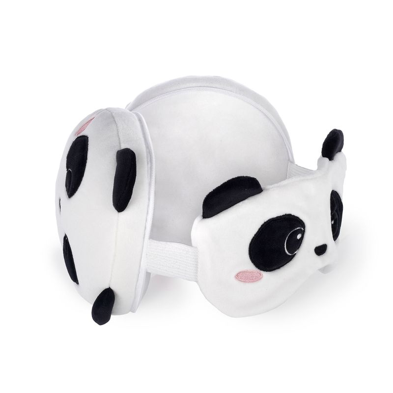 Bamse,  pute og øyemaske i ett My Travel Buddy Panda