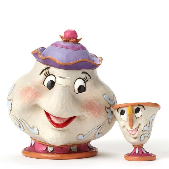Hovedbilde Disney Julefigur - Mrs. Potts og Chip 10,5 cm