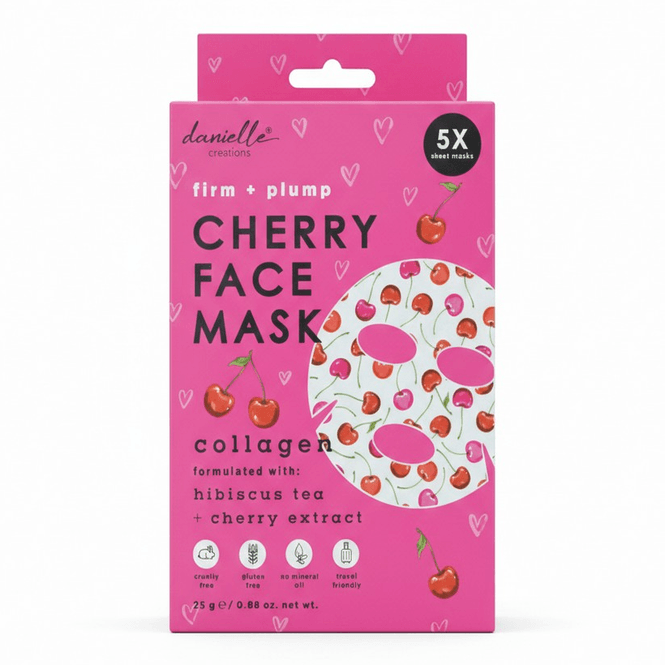 Hovedbilde Cherry Collagen Sheet Mask – 5 pk