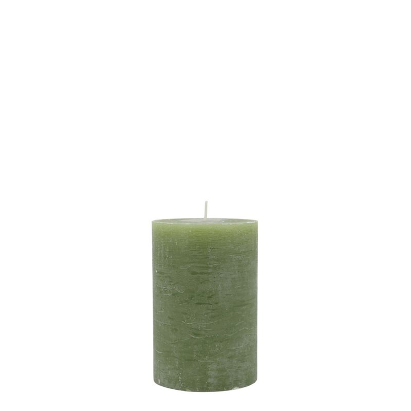 Macon kubbelys rustikk 90 timer – forrest green (H15 / Ø10 cm)