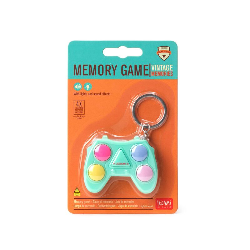 Vintage Memory Spill med Nøkkelring - Legami