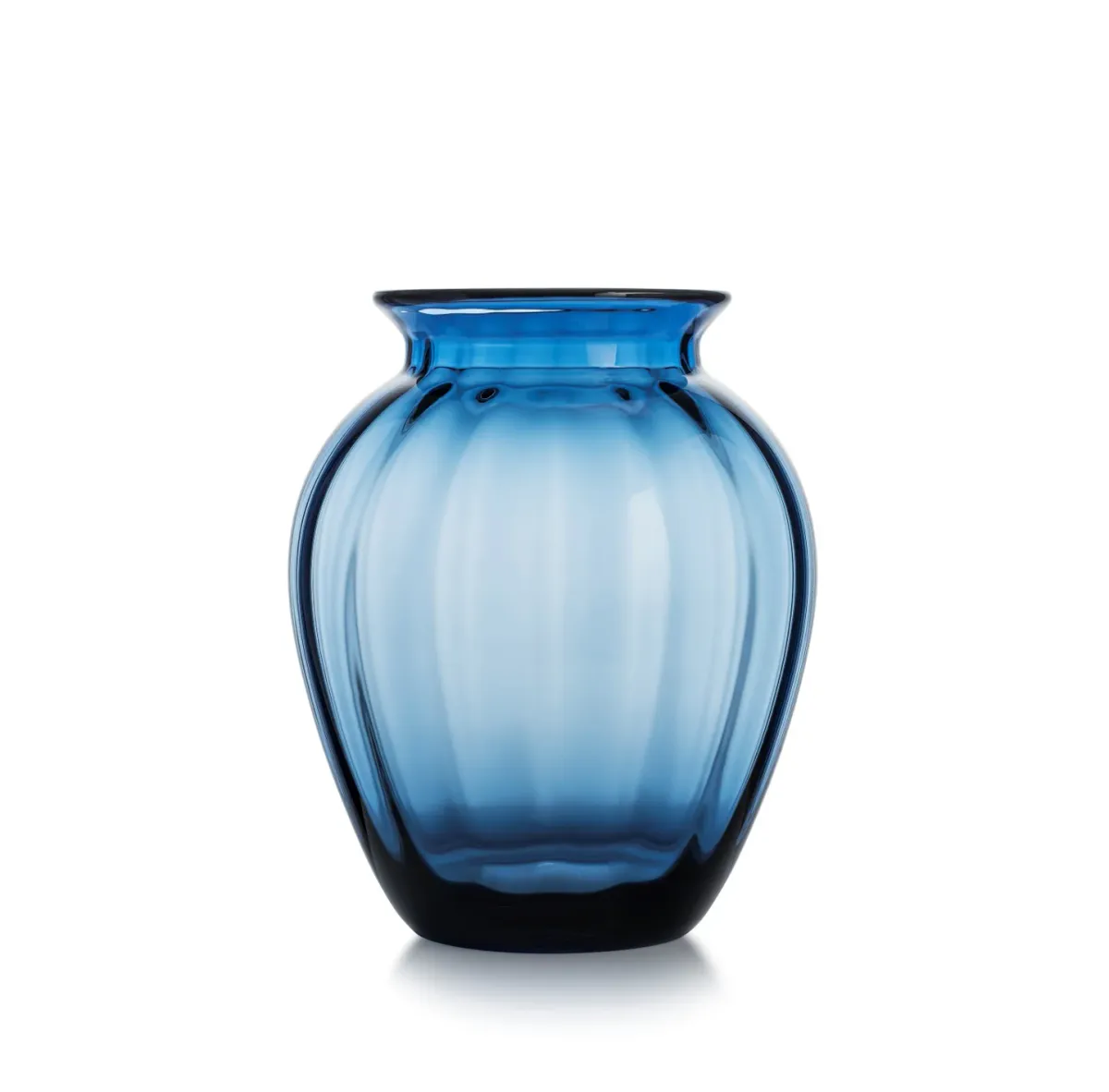 Emily Vase 26,5 cm Blå Optikk