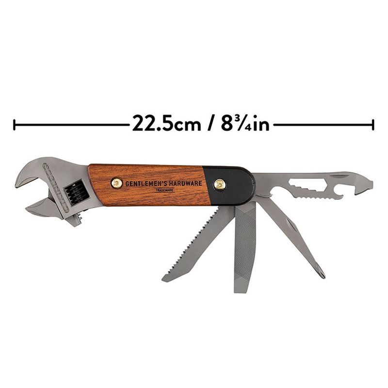 Multiverktøy Skiftenøkkel 9 i 1 Gentleman's Hardware