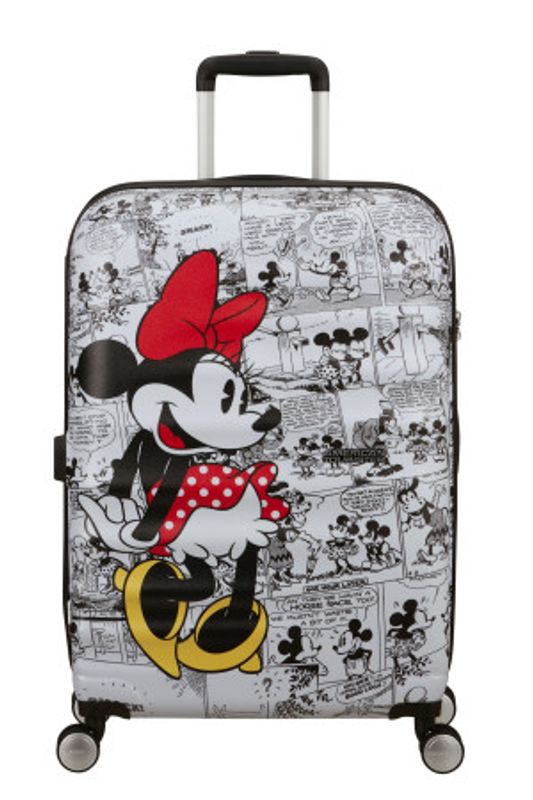 Koffert Spinner 64L Disney Wavebreaker Minnie Comics White