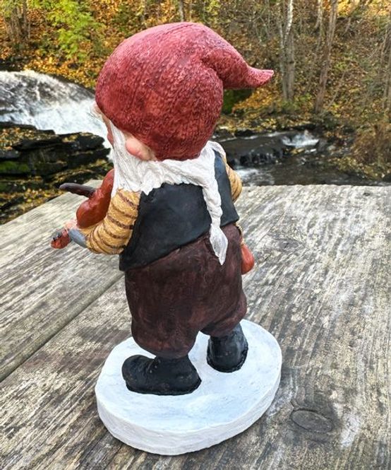 Hovedbilde Midthun-Nisse med Fiolin Stående – 10 cm