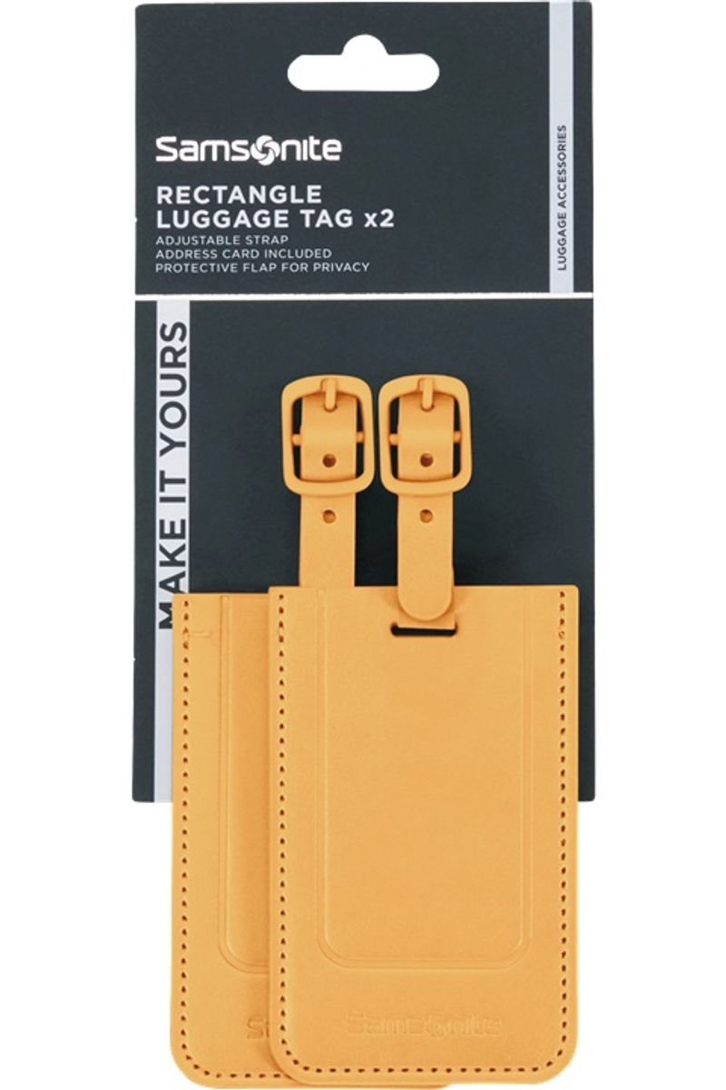 Samsonite Bagasjemerke 2PK, gul