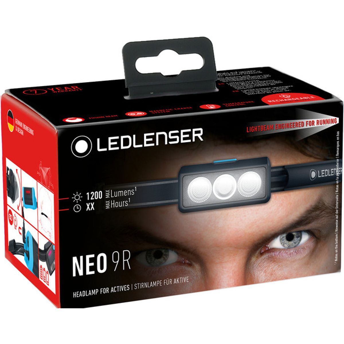 Hodelykt NEO9R Black/Blue ONE