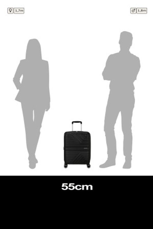 American Tourister Flytwist kabinkoffert 55 cm – Shadow Black