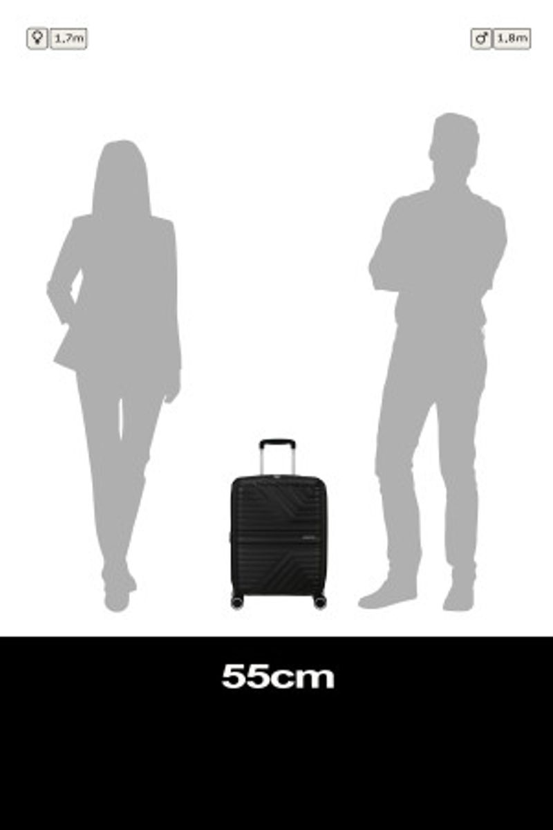 American Tourister Flytwist kabinkoffert 55 cm – Shadow Black