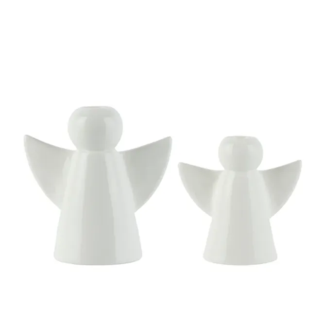 Hovedbilde Lysestake Engel 2pk, Porsgrunds Porselænsfabrik