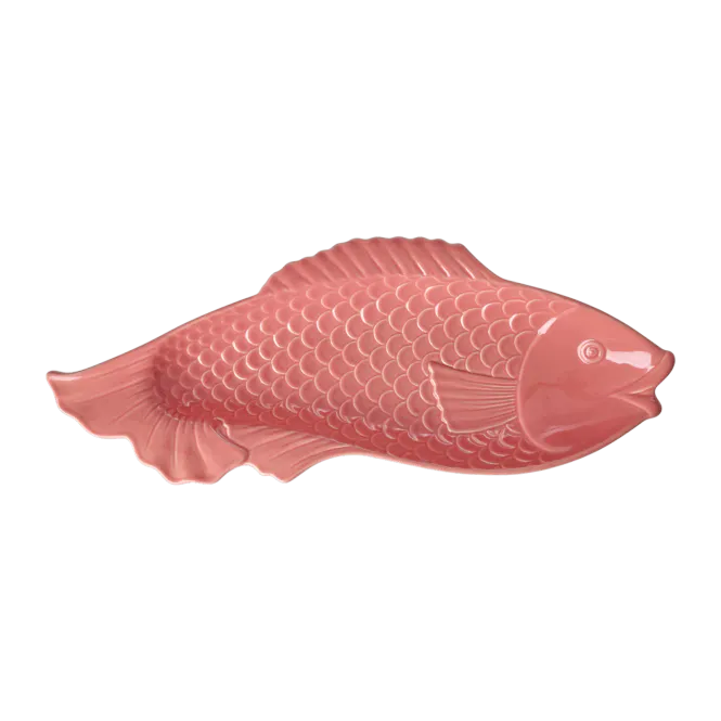 Hovedbilde Rice serveringsfat i keramikk – fisk coral (53 cm)