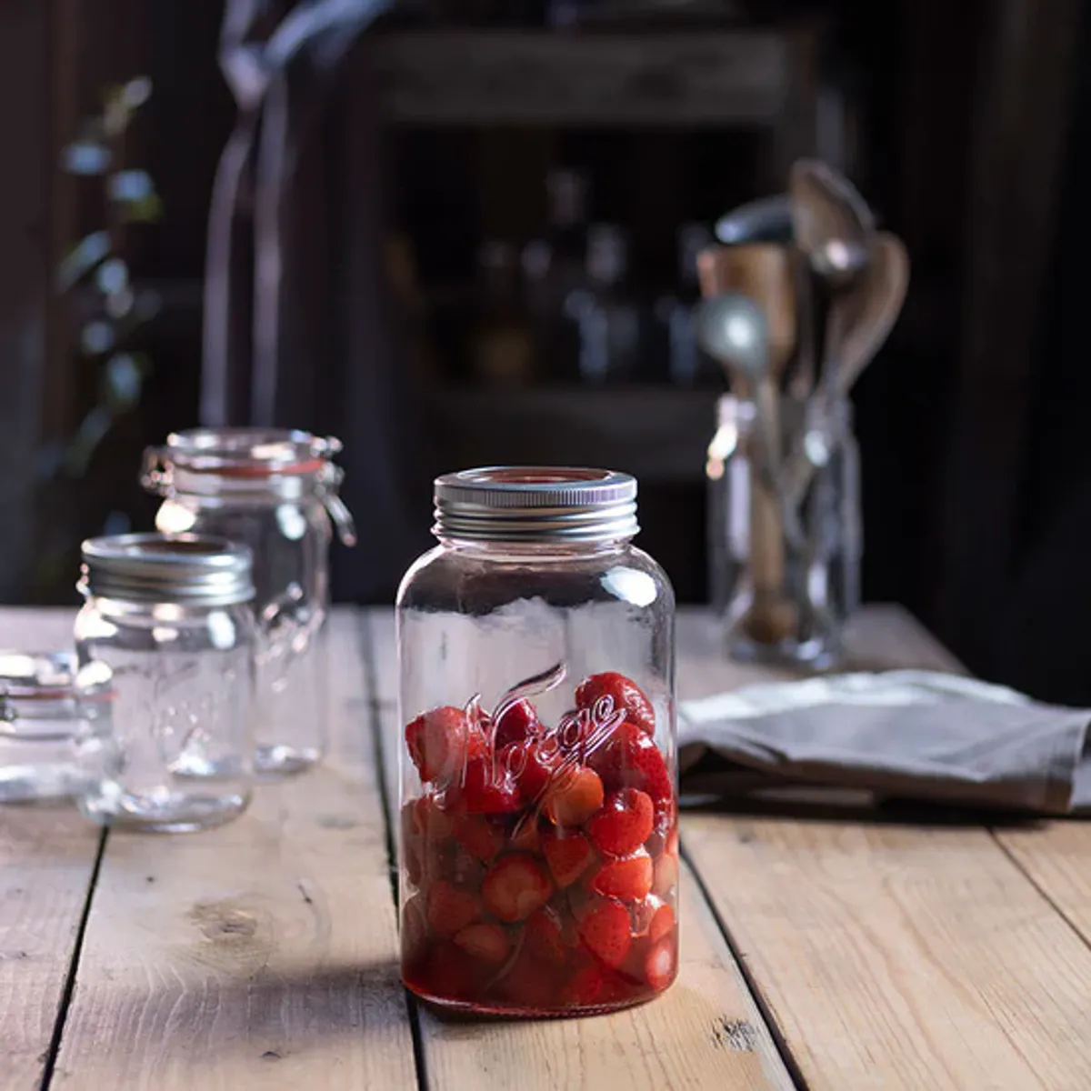 Norgesglasset 2L med skrulokk