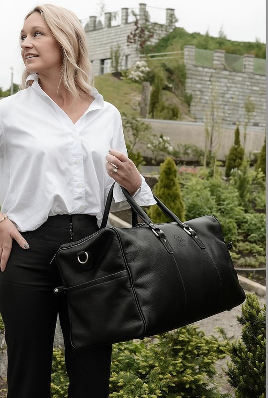 Weekendbag Florens 55L høykvalitets skinn