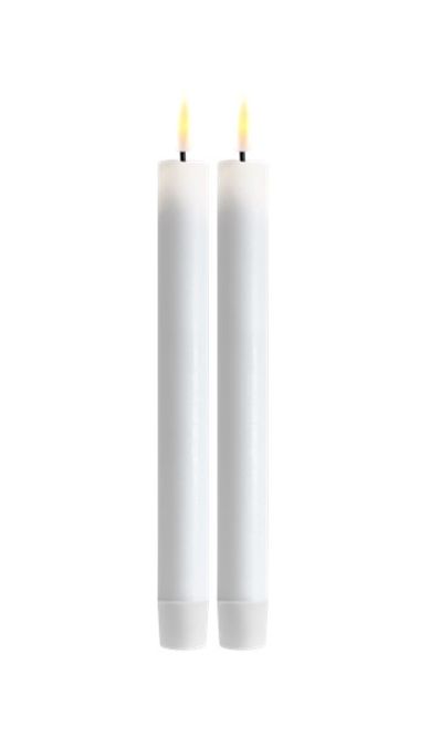 Hovedbilde Stearinlys LED Hvit 2 pk - 24 cm