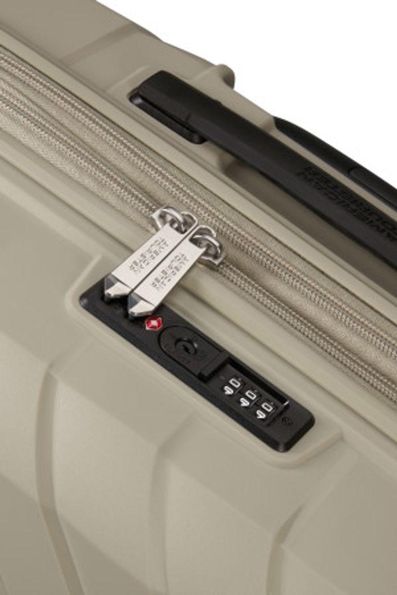 American Tourister Flytwist stor koffert 78 cm – Sandstone