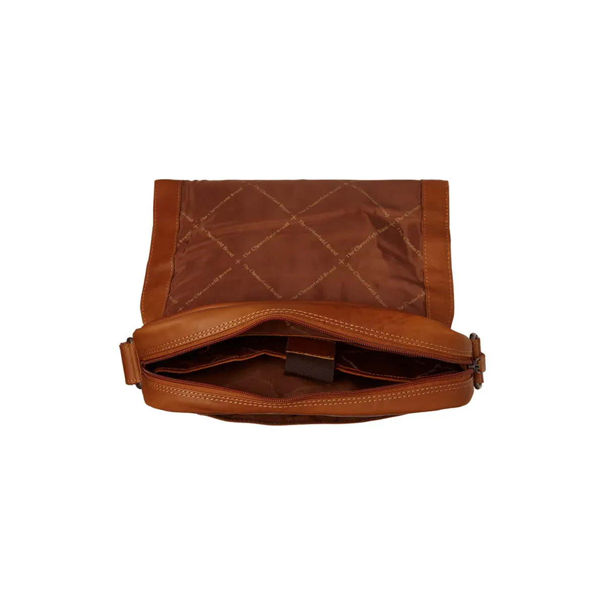 The Chesterfield Brand Raphael Mellomstor Veske i Skinn Cognac