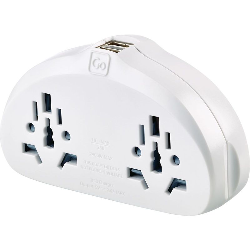 Adapter DUO til Austraila og Kina fra Go Travel