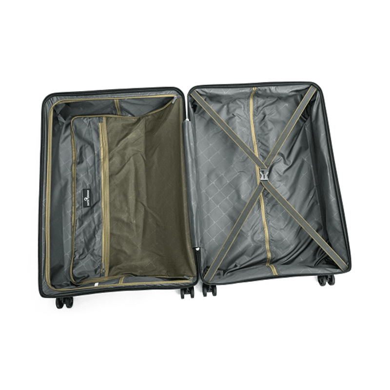 North Pioneer PRG Koffert Stor, 4 hjul, 77 cm, 105L Grønn