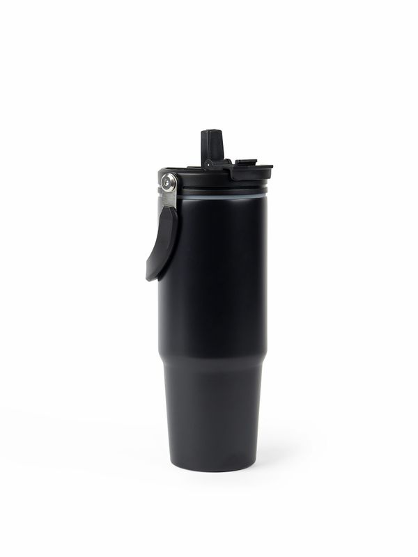 Vinga termo vacuum kopp – 880 ml, Resirkulert Stål, sort