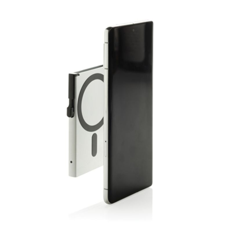 Magnetisk RFID-kortholder i aluminium til mobil – opptil 7 kort