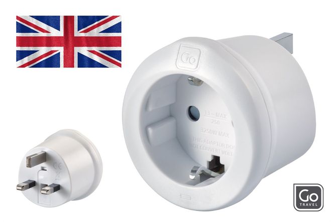 Hovedbilde Adapter (Type G) til England & UK fra Go Travel