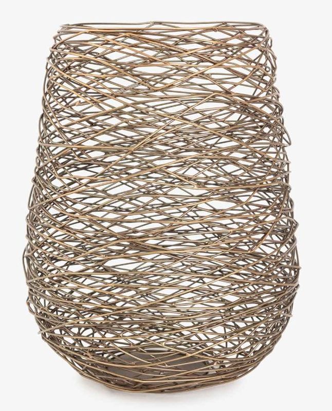 Halvor Bakke Nest Lyslykt Metalltråd, stor