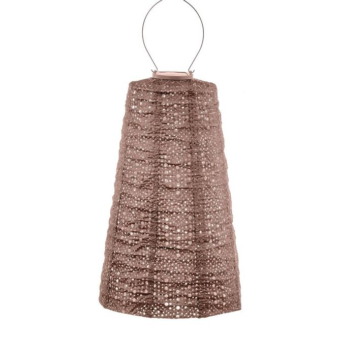 Hovedbilde Lumiz Solcelle Led Lykt Lampshade 28 Funale Mocha Mousse