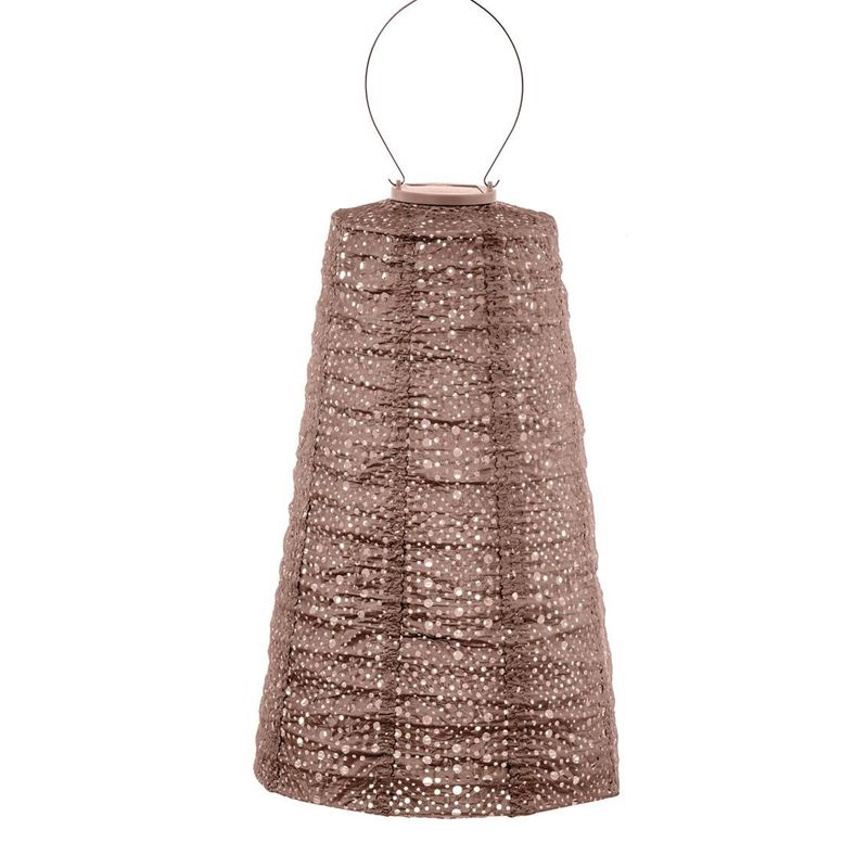 Lumiz Solcelle Led Lykt Lampshade 28 Funale Mocha Mousse