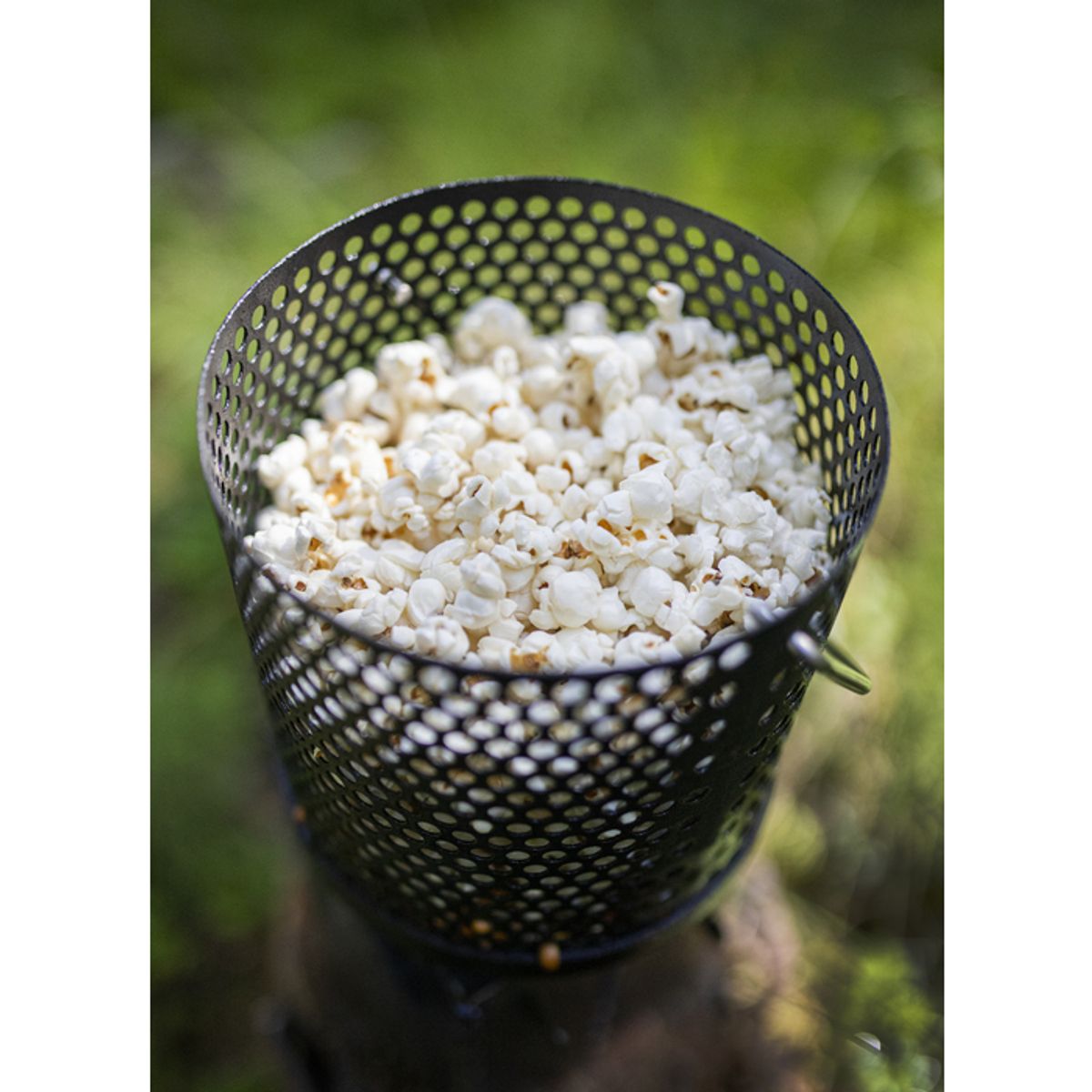 Popcorngryte Black 17x18 cm