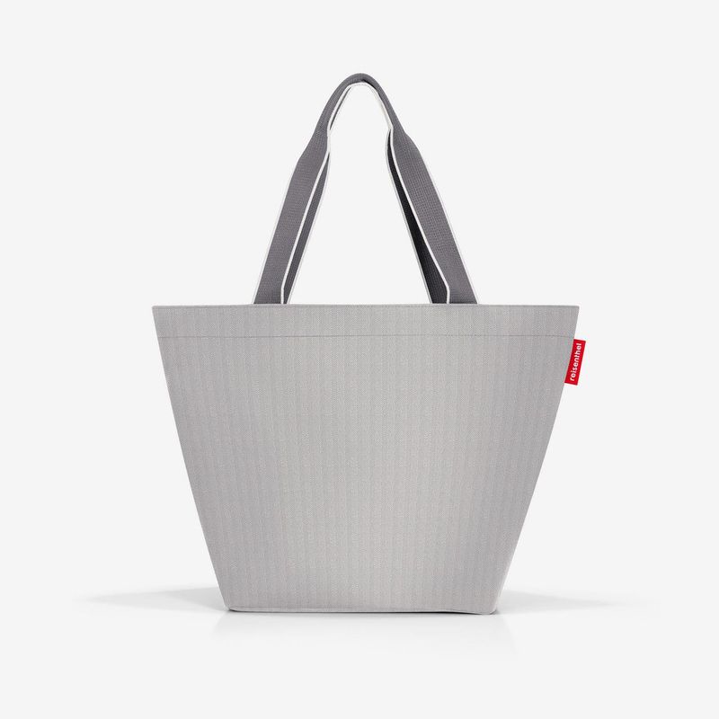 Veske Shopper M Herringbone grey - Reisenthel