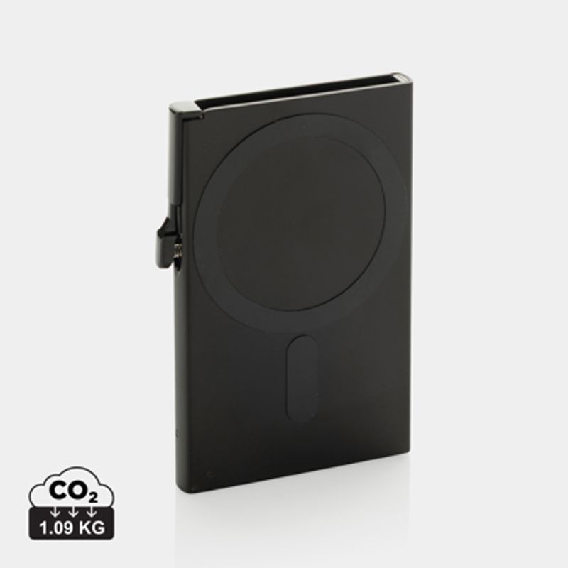 Magnetisk RFID-kortholder i aluminium til mobil – opptil 7 kort
