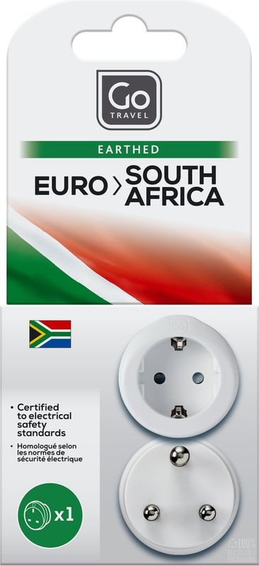 Adapter (Type M)  til Sør-Afrika fra Go Travel