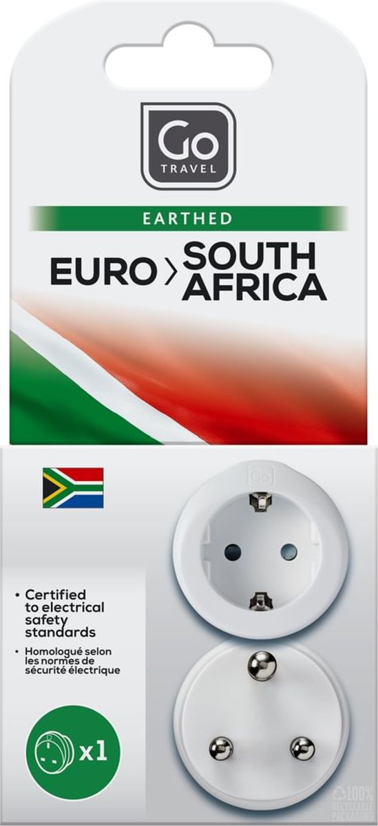 Adapter til Sør-Afrika fra Go Travel