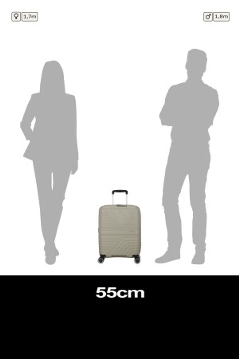 American Tourister Flytwist kabinkoffert 55 cm – Sandstone