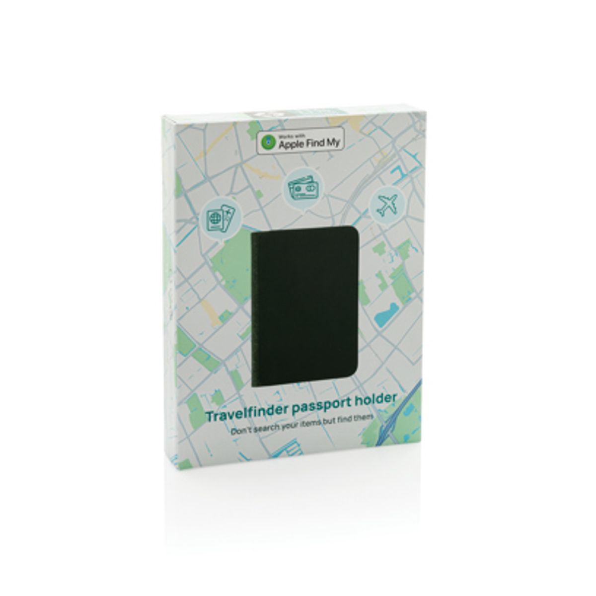 Travelfind RCS passholder – oppladbar med Find My