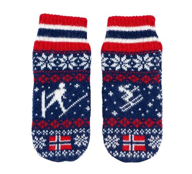 Hovedbilde Skisport Strikkevotter 100% ull S/M