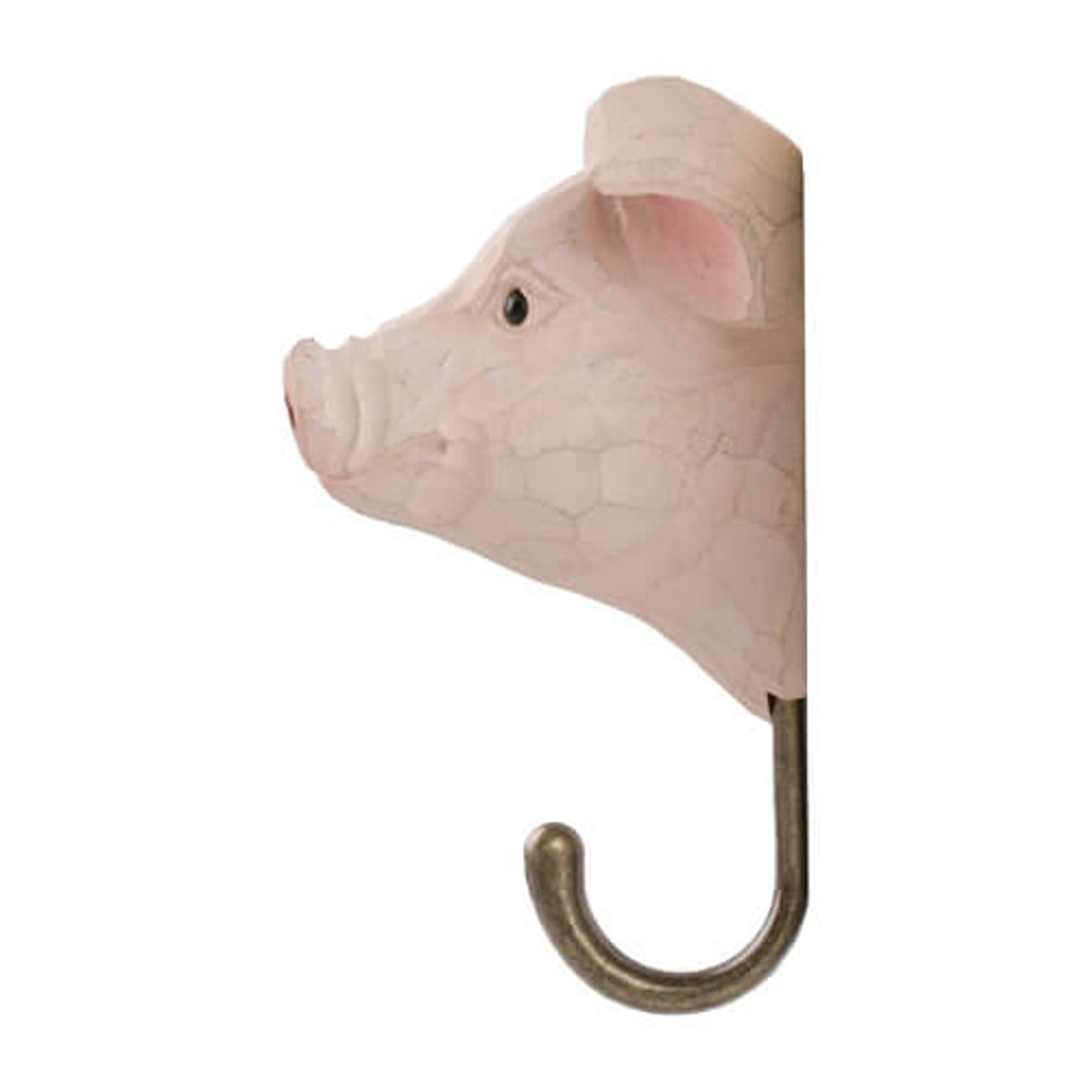 Håndskåret Krok – Gris Wildlife Garden