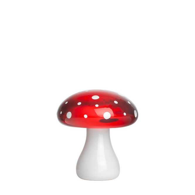 Hovedbilde Bordpynt Fluesopp, rød 6,2 cm Hadeland Glassverk