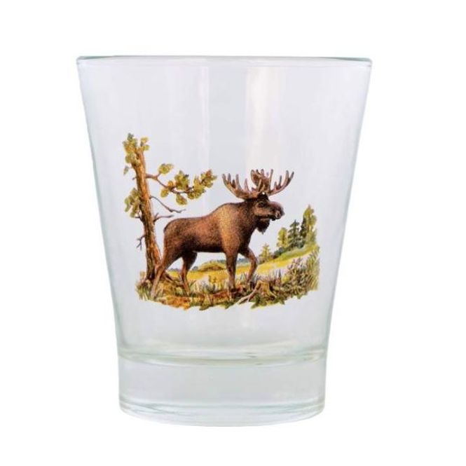 Hovedbilde Villmark serien - Snapsglass Elg 