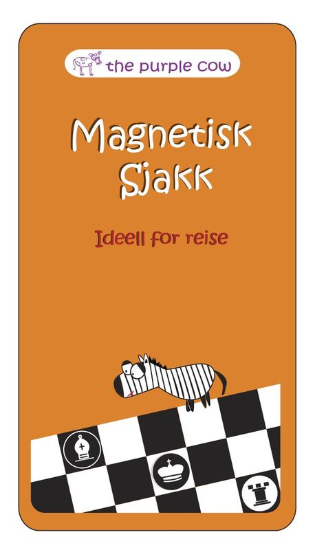 Magnetisk reisespill Sjakk fra Purple Cow