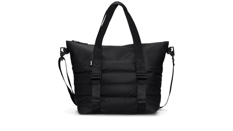 Rains, Puffer Mix Tote Bag Mini - svart