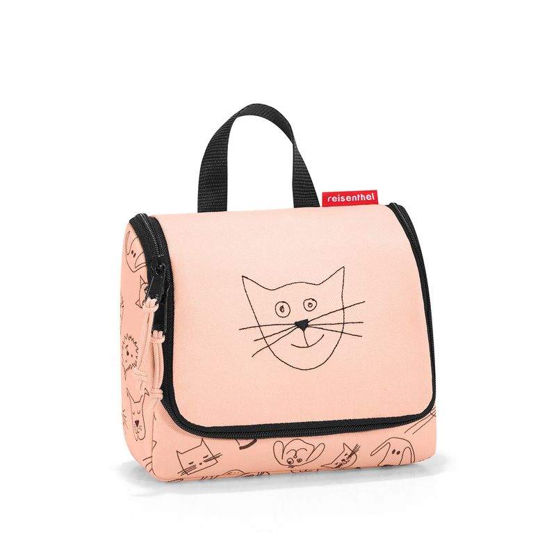 Reisenthel Toalettveske 1,5L opphengbar Cat & Dog, rose