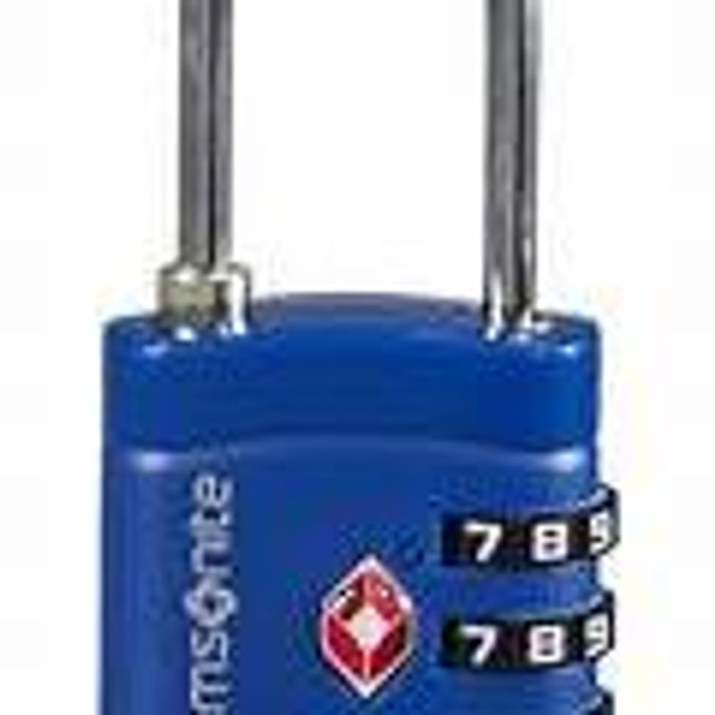 Kodelås med TSA fra Samsonite, blå
