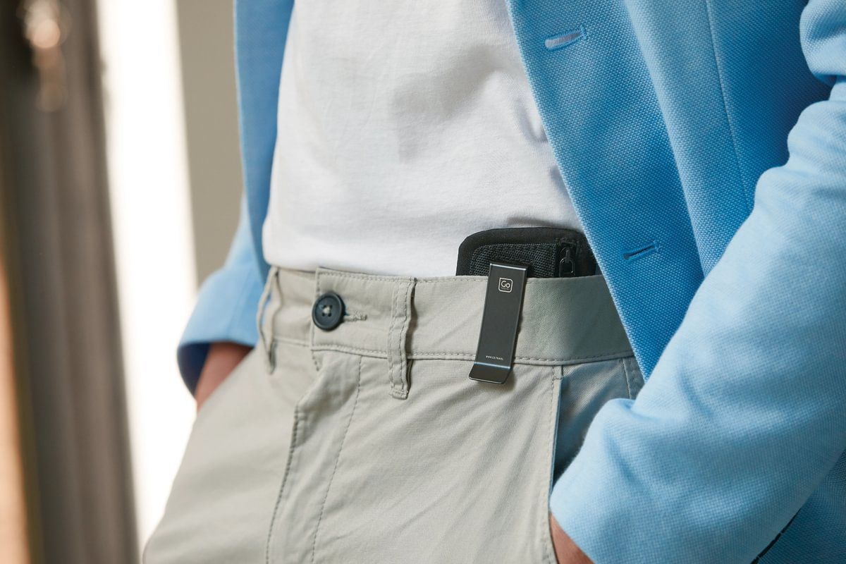 Skjult lommebok RFID med klips Go Travel