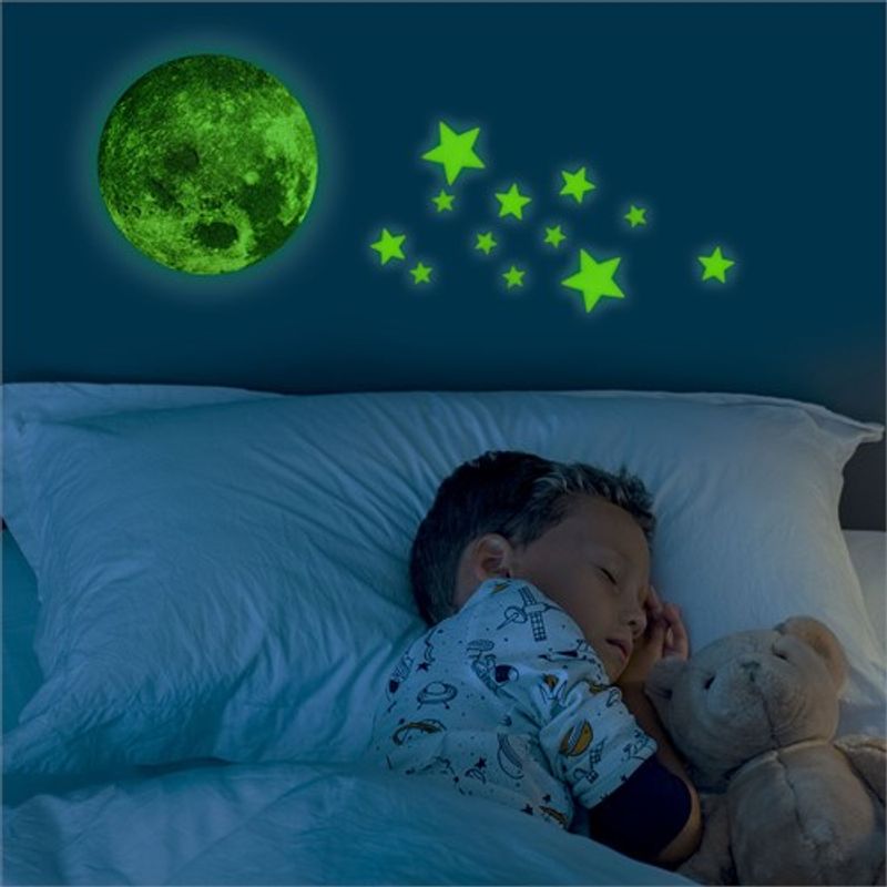 Wallstickers Selvlysende Stjerner 24stk Legami