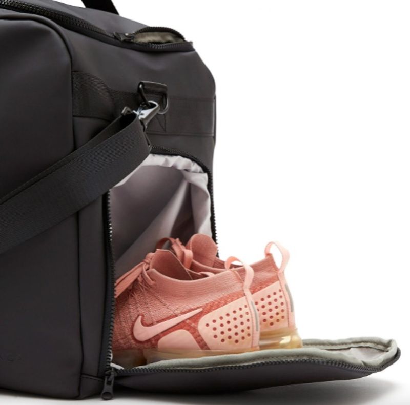 Baltimore treningsbag med skopose – nubuck PU-skinn – Black