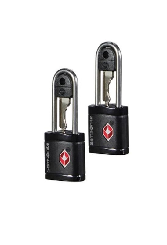 Nøkkellås med TSA 2 pk fra Samsonite, sort